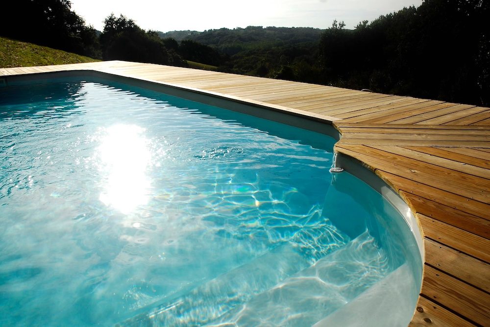 piscine teck